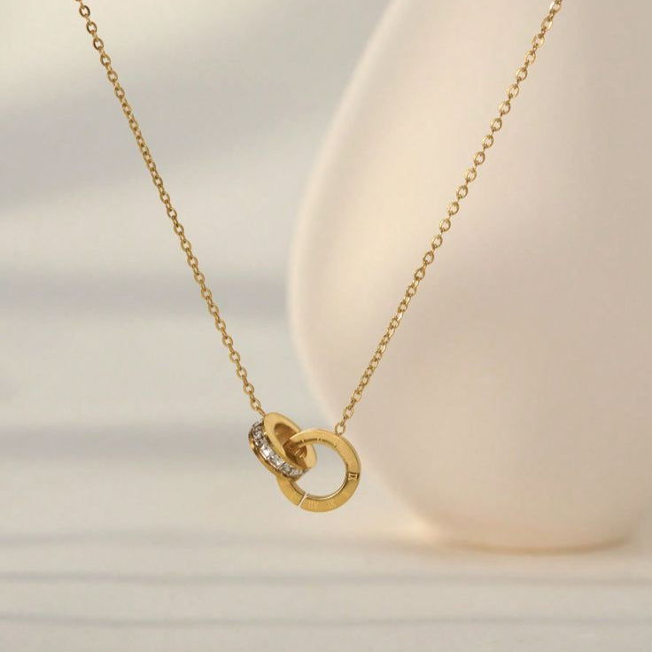 Eclipse Necklace Stainless Steel Anti Tarnish