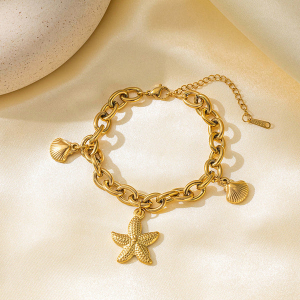 Sea Charm Bracelet Anti Tarnish