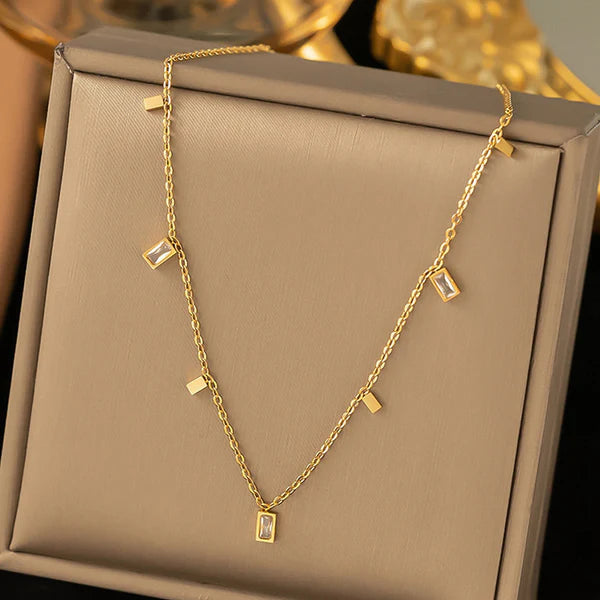 Juliet Charm Necklace Stainless Steel Anti Tarnish