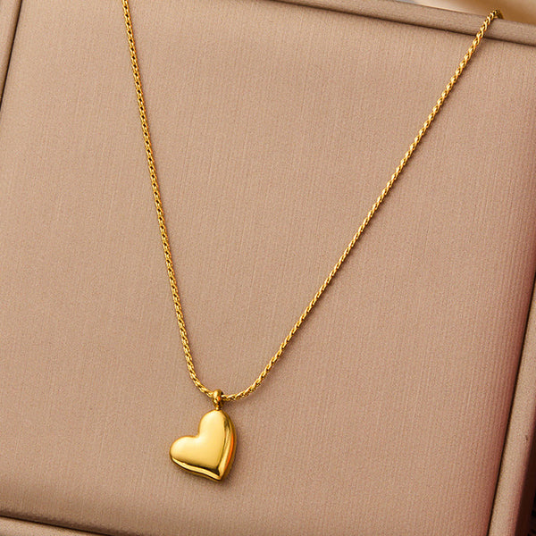 Sweetheart Necklace Stainless Steel Anti Tarnish