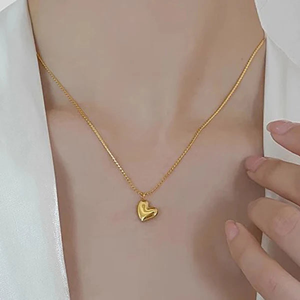 Sweetheart Necklace Stainless Steel Anti Tarnish