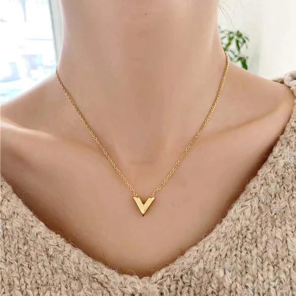 Victory Necklace Stainless Steel Anti Tarnish