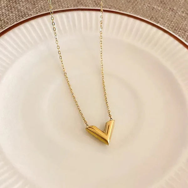 Victory Necklace Stainless Steel Anti Tarnish