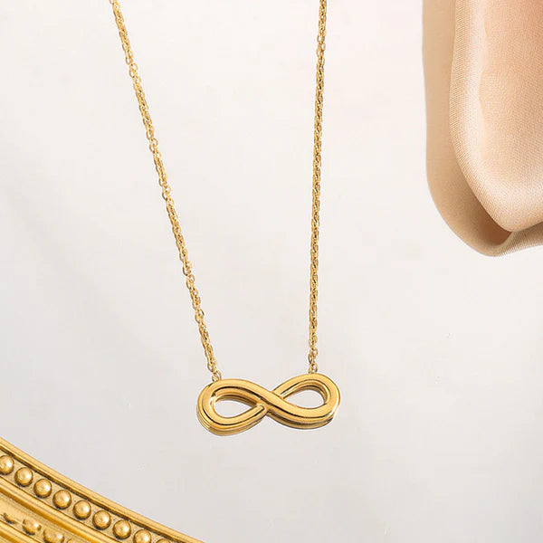 Infinty Necklace Stainless Steel Anti Tarnish