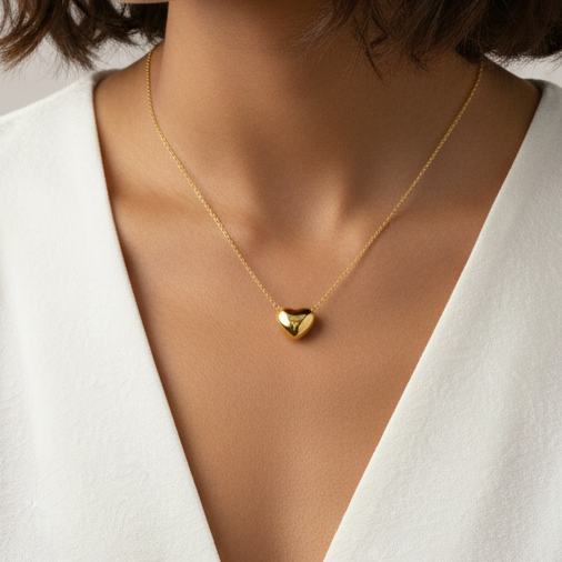 Lumi Heart Pendant Necklace