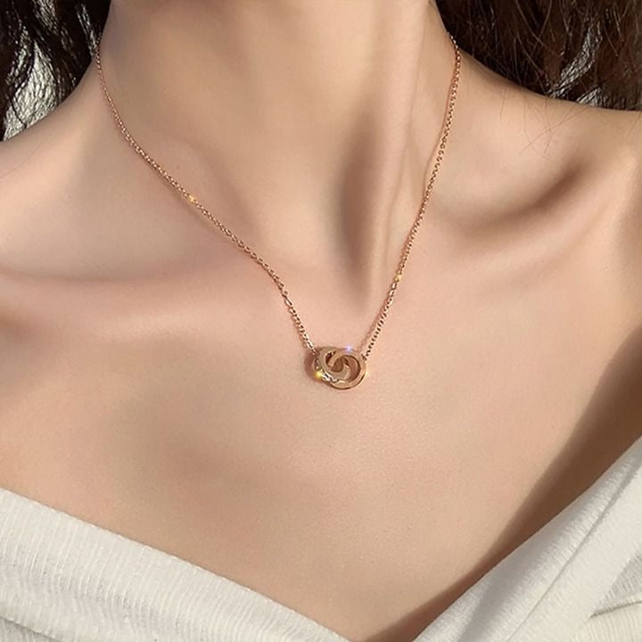 Eclipse Necklace Stainless Steel Anti Tarnish
