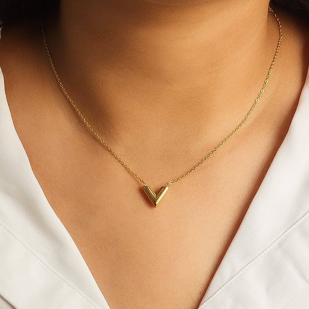 Victory Necklace Stainless Steel Anti Tarnish