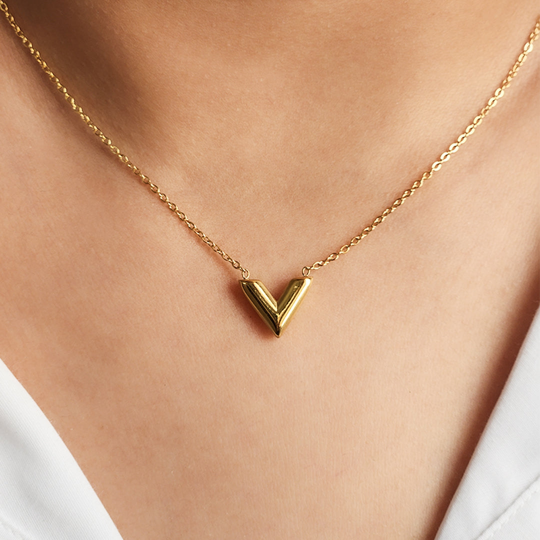 Victory Necklace Stainless Steel Anti Tarnish
