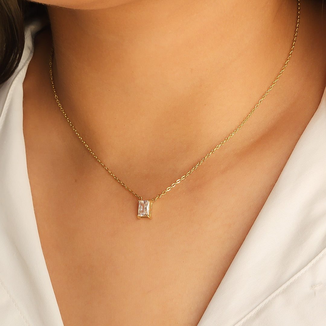 Pearl Necklace Stainless Steel Anti Tarnish