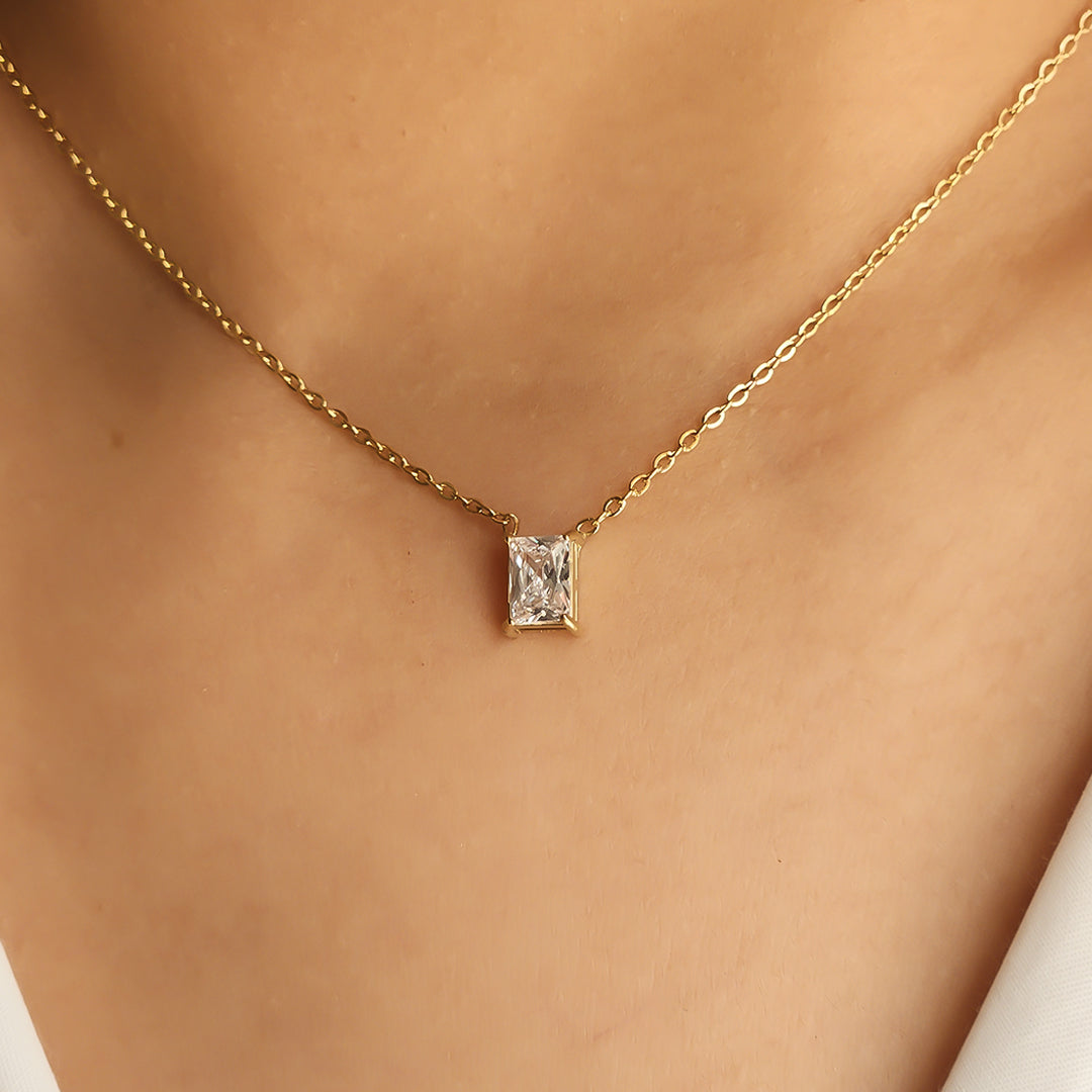 Pearl Necklace Stainless Steel Anti Tarnish