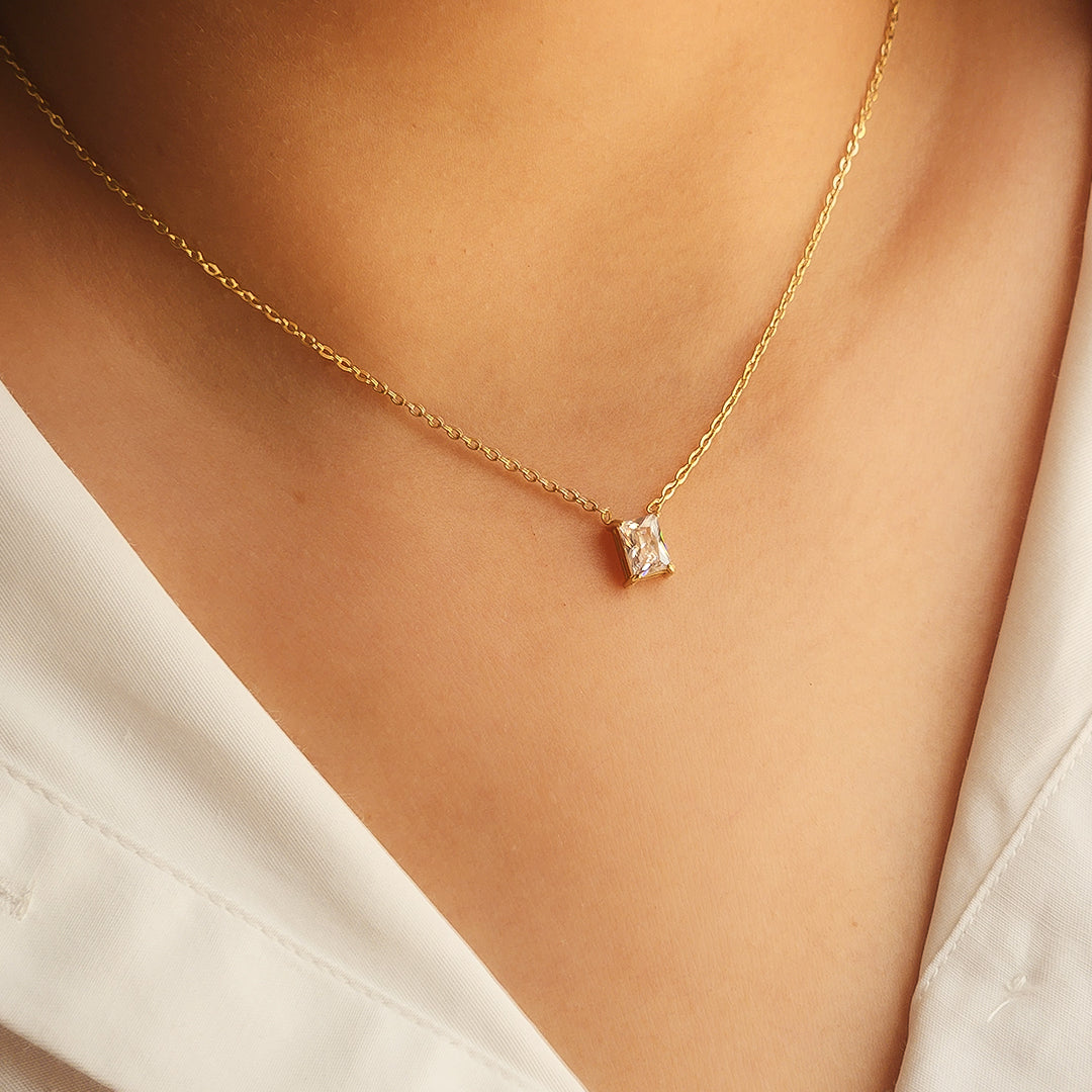 Pearl Necklace Stainless Steel Anti Tarnish