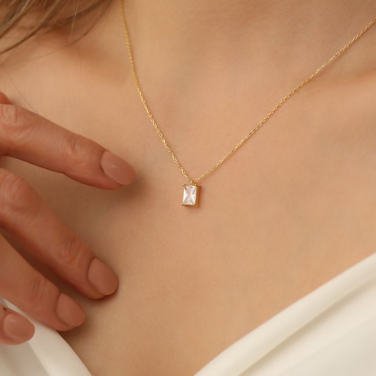 Pearl Necklace Stainless Steel Anti Tarnish