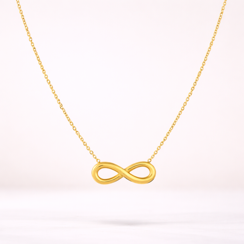 Infinty Necklace Stainless Steel Anti Tarnish