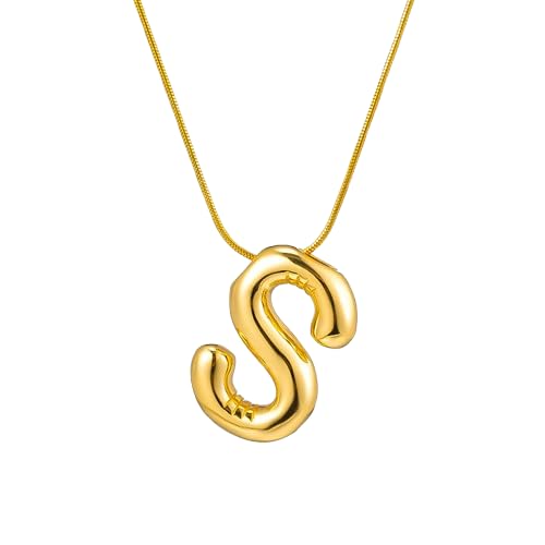 Alphabetical Pendant Necklace Anti Tarnish