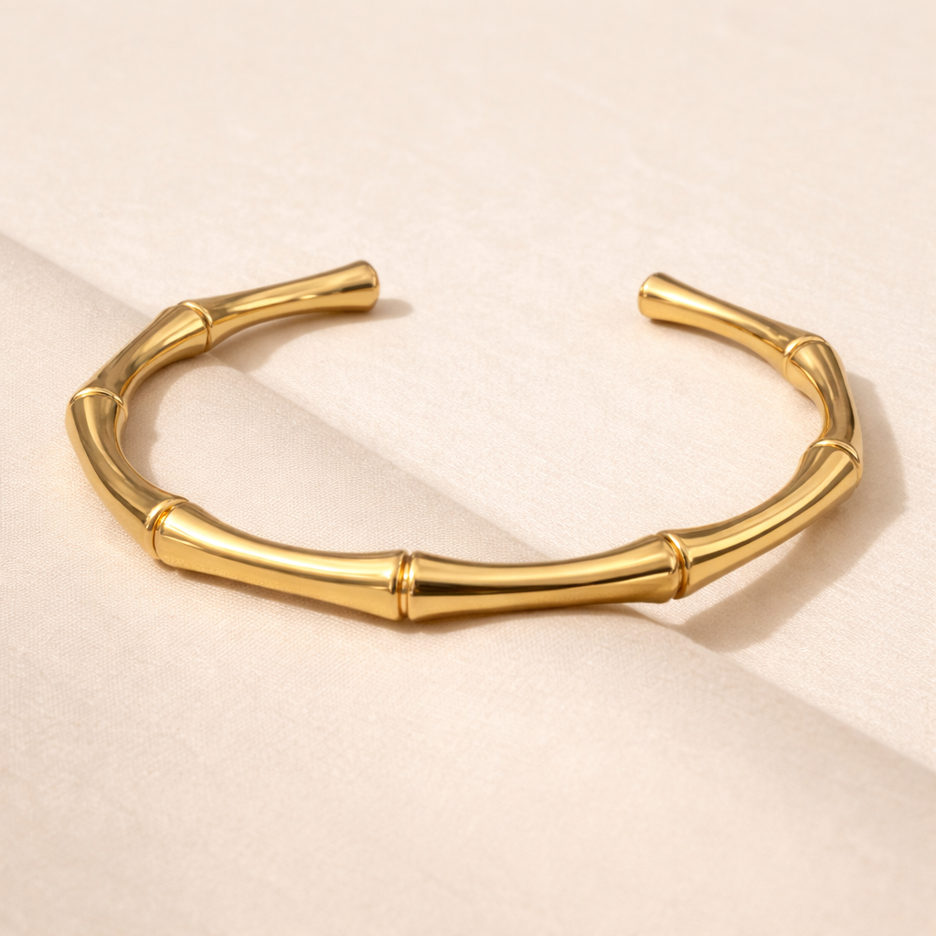 Bamboo Luxe Gold Bracelet