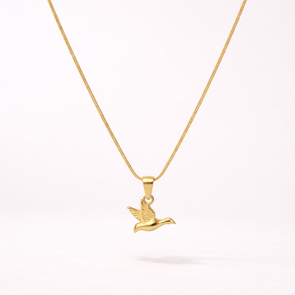 Golden Bird Necklace