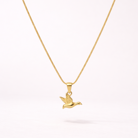 Golden Bird Necklace