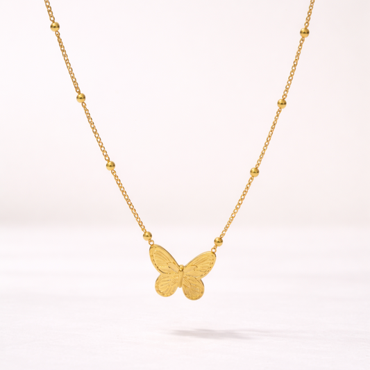 Gold Butterfly Necklace