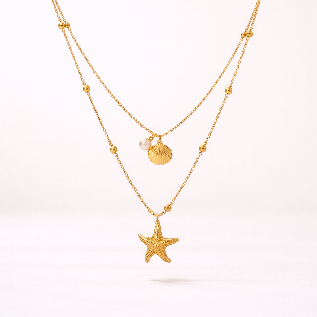 Double Layered Ocean Necklace