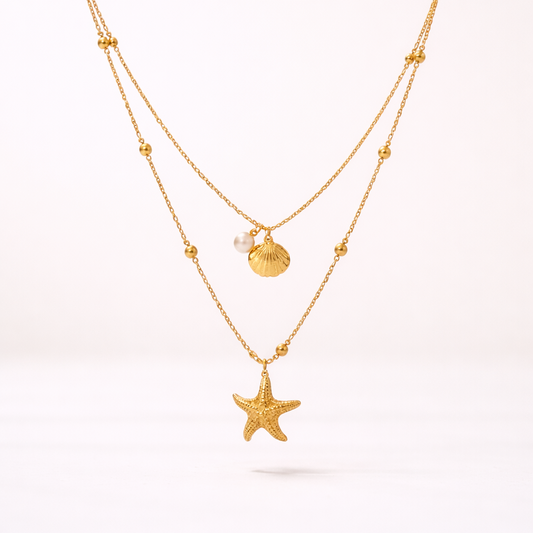 Double Layered Ocean Necklace