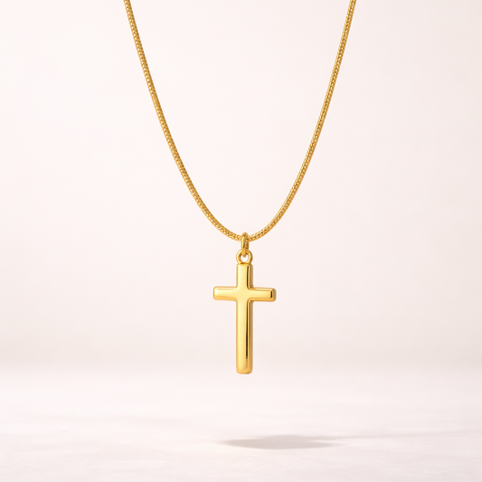 Cross Necklace Stainless Steel Anti Tarnish