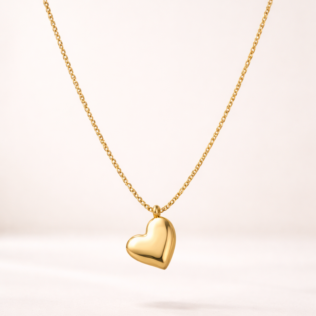 Sweetheart Necklace Stainless Steel Anti Tarnish
