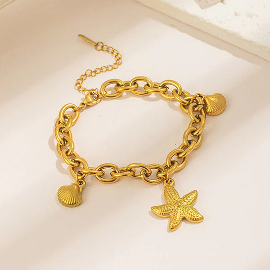Sea Charm Bracelet Anti Tarnish