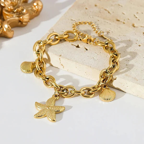 Sea Charm Bracelet Anti Tarnish