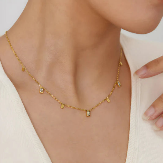 Juliet Charm Necklace Stainless Steel Anti Tarnish