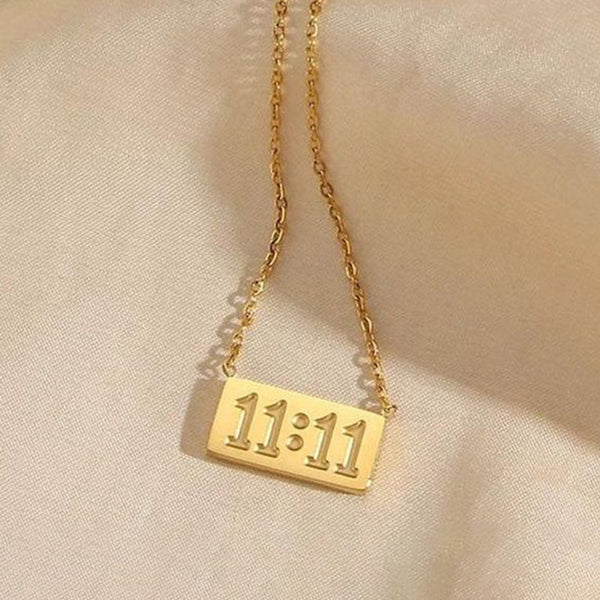 11:11 Wish Bar Necklace