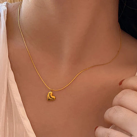 Sweetheart Necklace Stainless Steel Anti Tarnish
