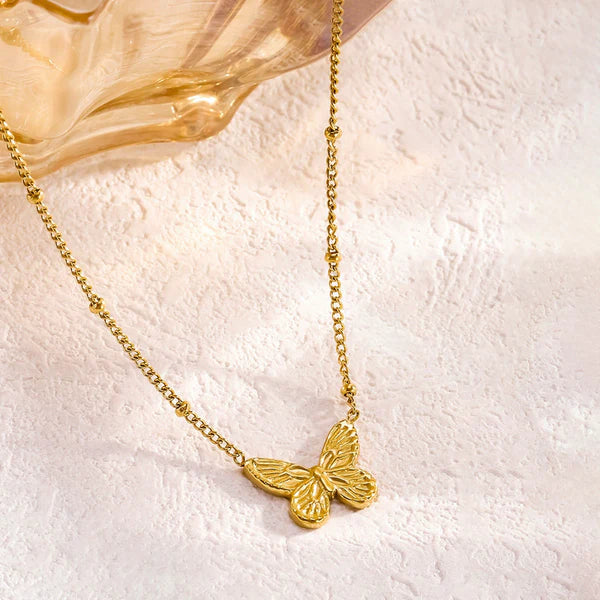 Gold Butterfly Necklace