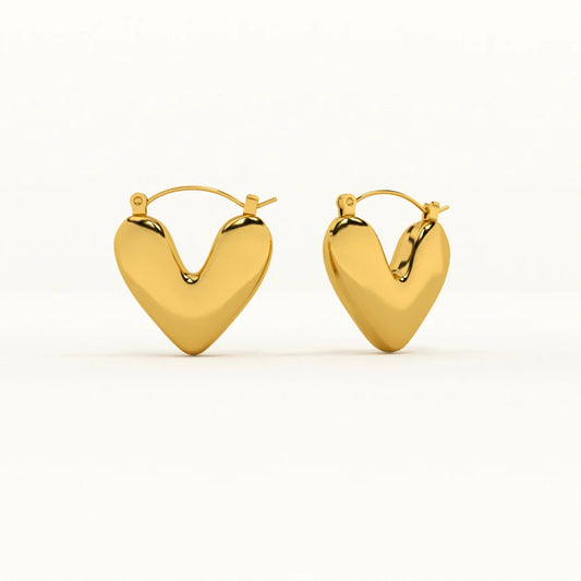 Heart Earring Anti Tarnish
