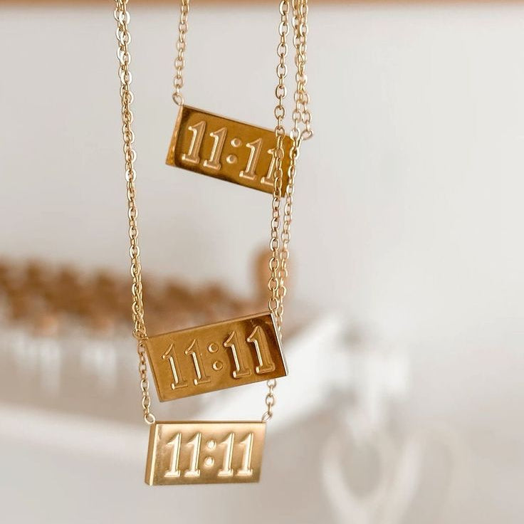 11:11 Wish Bar Necklace