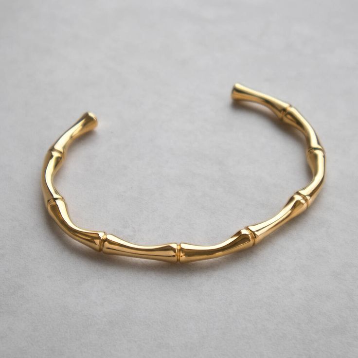 Bamboo Luxe Gold Bracelet
