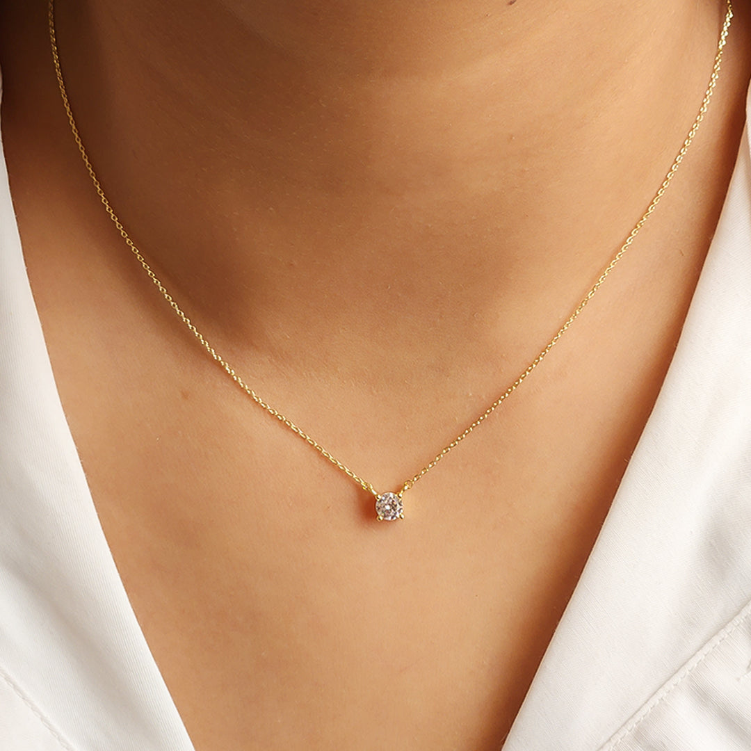 Dainty Diamond Necklace