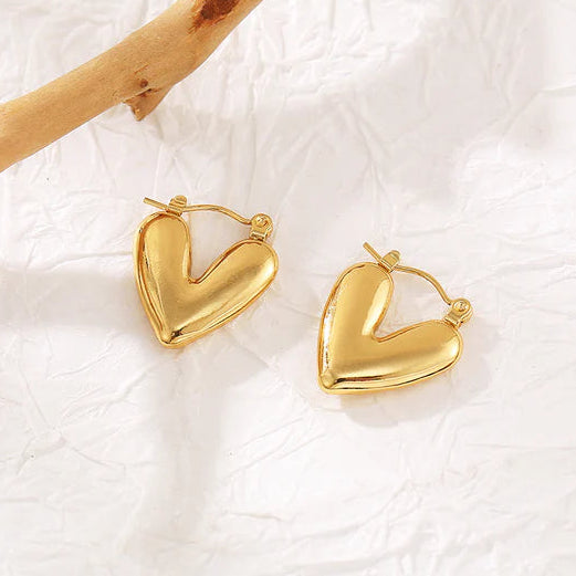 Heart Earring Anti Tarnish